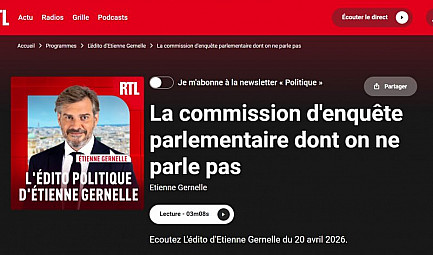 Le député Philippe Latombe communique -  La commission d'enquête parlementaire dont on ne parle pas